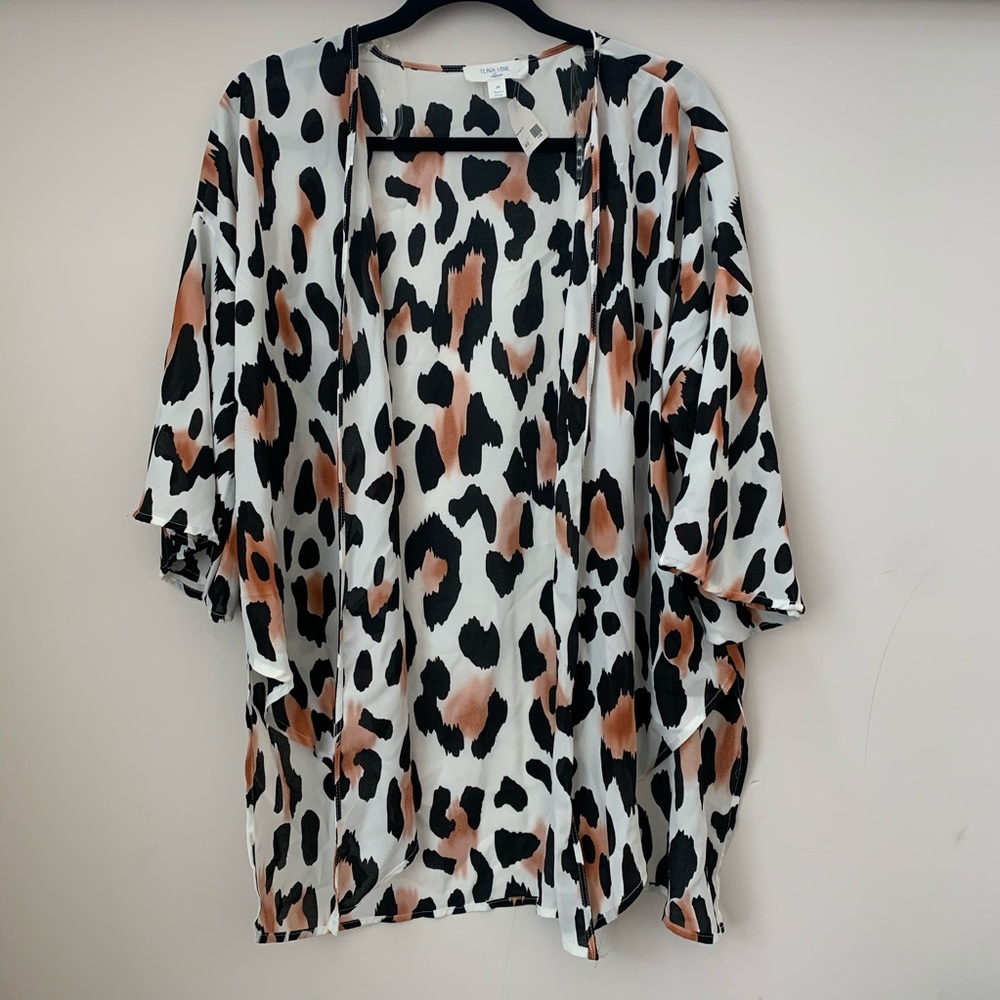 NWT leopard print cardigan